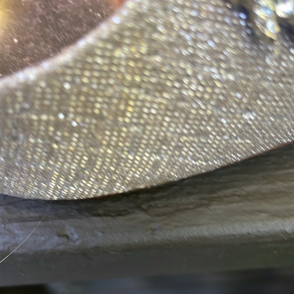 Badgley Mischka Glittering Gold Heels - Picture 7 of 7